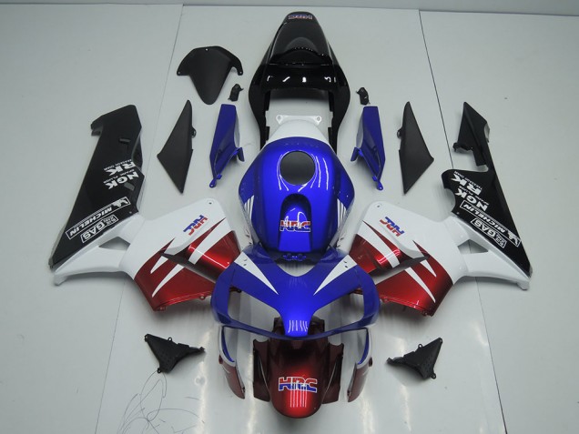 Dark Rouge Bleu Carénage CBR 600 RR 03-04 Dark Rouge Bleu Carénage CBR 600 RR 03-04