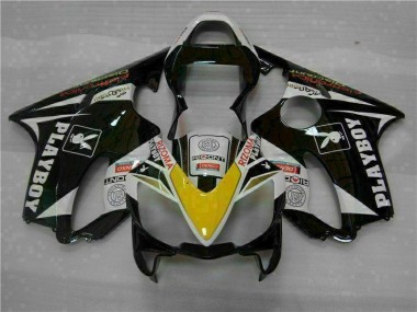 Jaune Argent Noir Playboy Carénage CBR 600 F4i 01-03