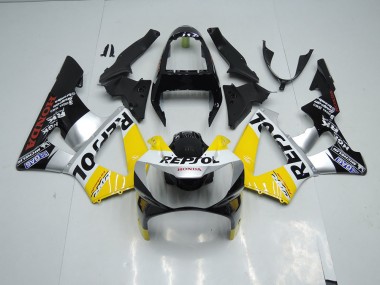 Jaune Argent Noir Repsol Carénage CBR 900 RR 929 00-01