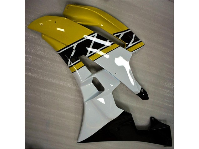 Jaune Blanc Noir Carénage R6 06-07 Jaune Blanc Noir Carénage R6 06-07