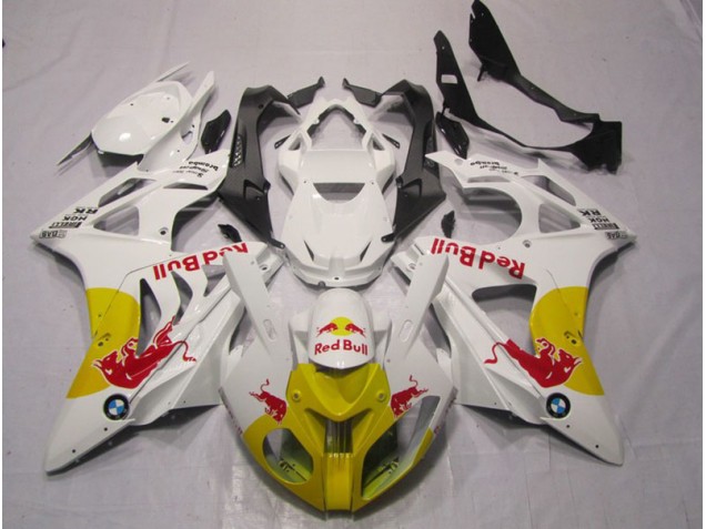 Jaune Blanc Red Bull Carénage S1000RR 09-14 Jaune Blanc Red Bull Carénage S1000RR 09-14