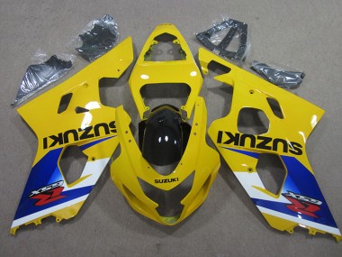 Jaune Bleu Carénage GSXR 600 K4 04-05