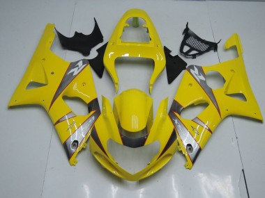 Jaune et Gris Carénage GSXR 1000 K1 00-02