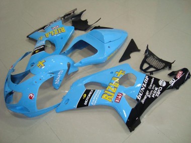 Light Bleu Noir Carénage GSXR 1000 K1 00-02