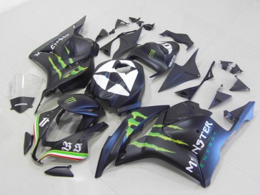 Monster Noir Mat Carénage CBR 600 RR 09-12