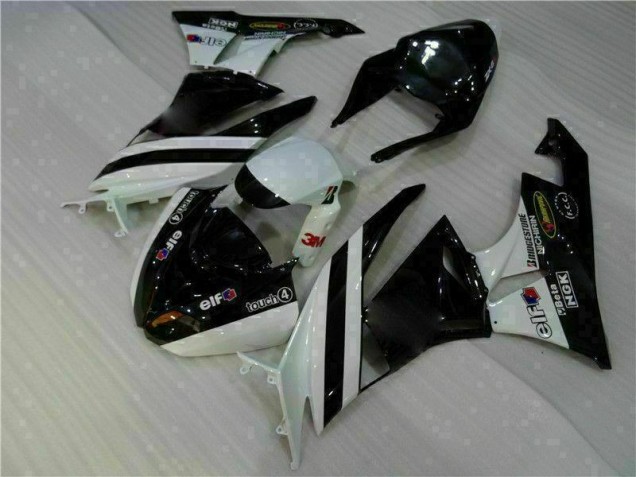 Noir Blanc 3M Touch4 Carénages ZX6R 09-12 Noir Blanc 3M Touch4 Carénages ZX6R 09-12