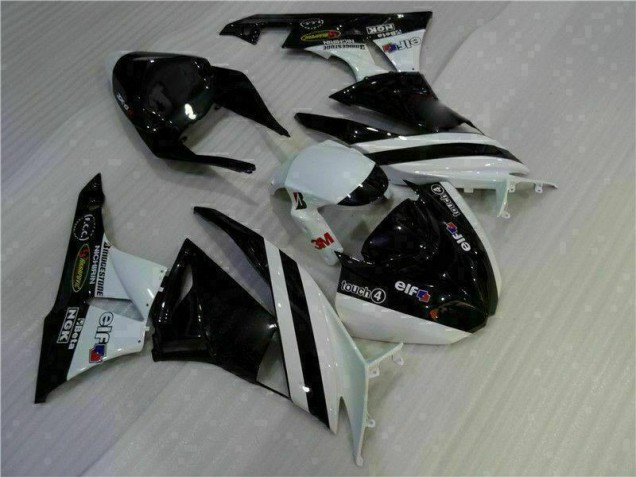 Noir Blanc 3M Touch4 Carénages ZX6R 09-12 Noir Blanc 3M Touch4 Carénages ZX6R 09-12