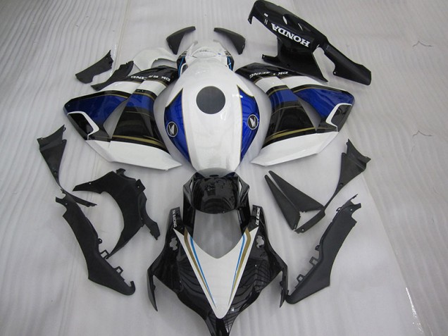 Noir Blanc Bleu Carénage CBR 1000 RR 04-05 Noir Blanc Bleu Carénage CBR 1000 RR 04-05