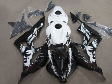 Noir Blanc Carénage CBR 600 RR 07-08
