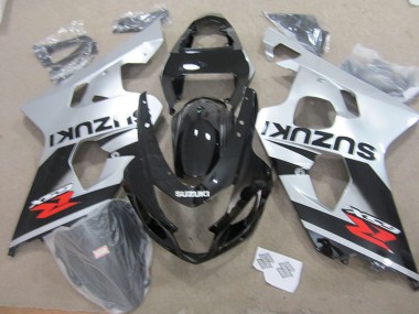 Noir Blanc Carénage GSXR 750 K4 04-05