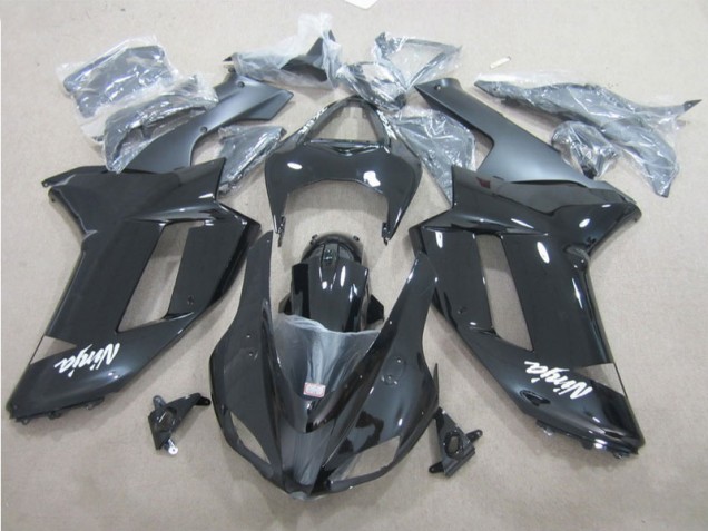 Noir Blanc Carénage ZX6R 07-08 Noir Blanc Carénage ZX6R 07-08