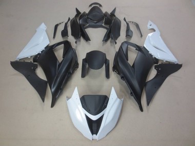 Noir Blanc Carénages ZX6R 13-18