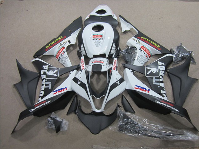 Noir Blanc HRC Carénage CBR 600 RR 07-08 Noir Blanc HRC Carénage CBR 600 RR 07-08