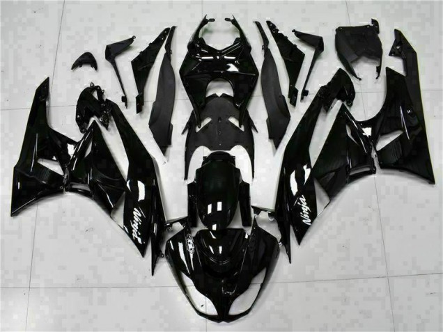 Noir Blanc Ninja Carénage ZX6R 09-12 Noir Blanc Ninja Carénage ZX6R 09-12