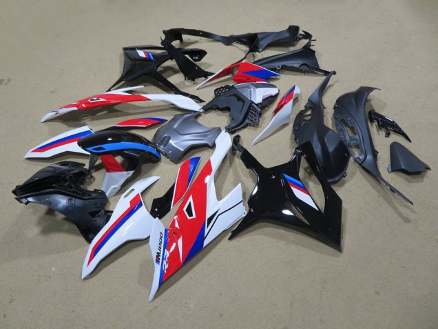 Noir Blanc Rouge Bleu Carénage S1000RR 19-21 Noir Blanc Rouge Bleu Carénage S1000RR 19-21