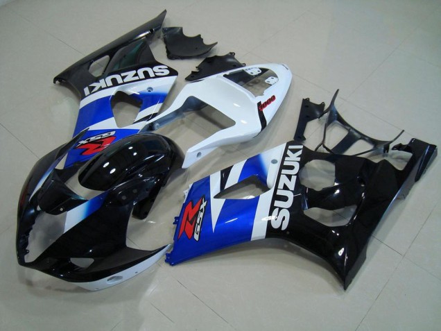 Noir Bleu Blanc Carénage GSXR 1000 K3 03-04 Noir Bleu Blanc Carénage GSXR 1000 K3 03-04