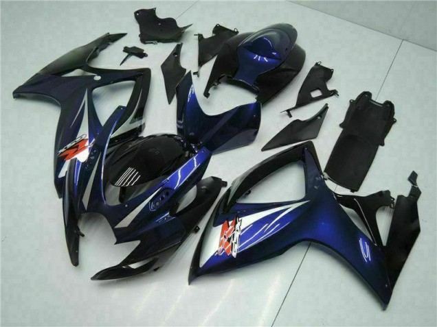Noir Bleu Carénage GSXR 600 / 750 K6 06-07 Noir Bleu Carénage GSXR 600 / 750 K6 06-07