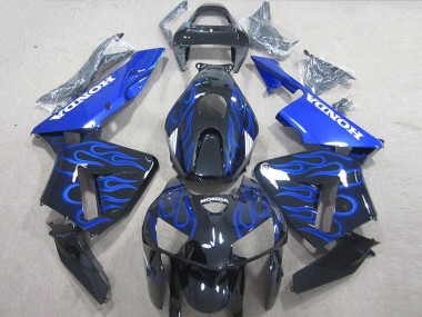 Noir Bleu Flamme Carénage CBR 600 RR 05-06