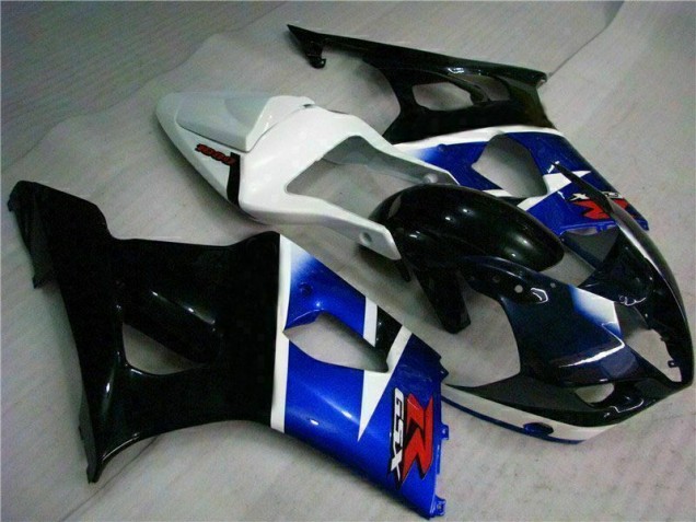 Noir Bleu Kit Carénages Complet GSXR 1000 K3 03-04 Noir Bleu Kit Carénages Complet GSXR 1000 K3 03-04