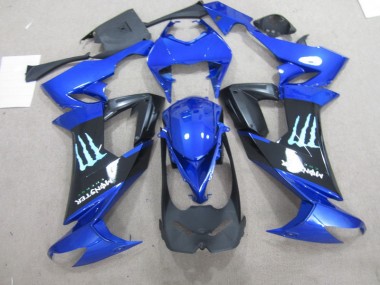 Noir Bleu Monster Carénage ZX10R 08-10