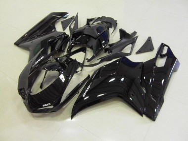 Noir Brillant Carénage Ducati 848 1098 1198 07-14