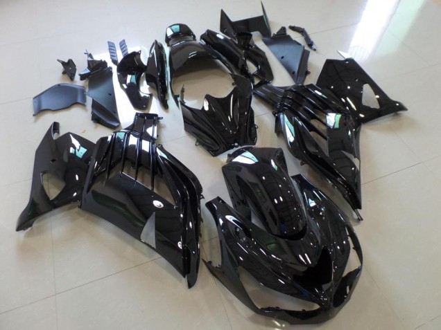 Noir Brillant Carénage ZX14R ZZR 1400 12-21 Noir Brillant Carénage ZX14R ZZR 1400 12-21