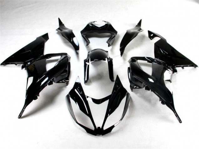Noir Brillant Carénage ZX6R 13-18 Noir Brillant Carénage ZX6R 13-18