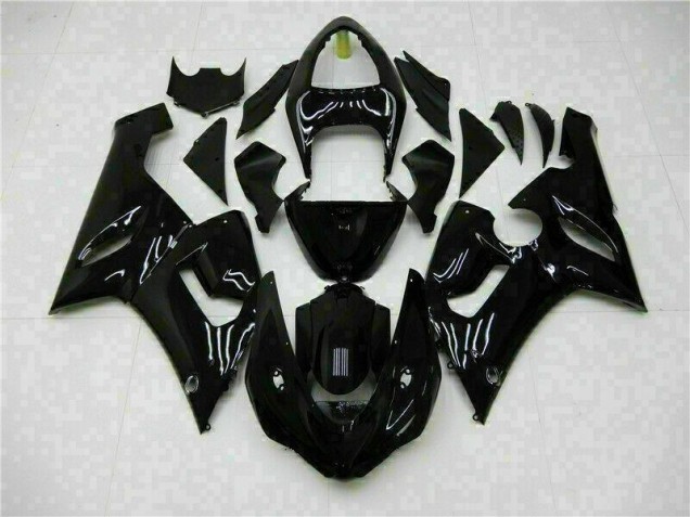 Noir Brillant Carénages ZX6R 05-06 Noir Brillant Carénages ZX6R 05-06