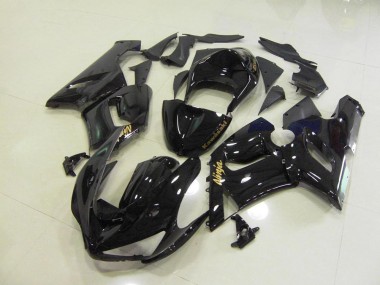 Noir Brillant Or Décalque Carénage ZX6R 05-06