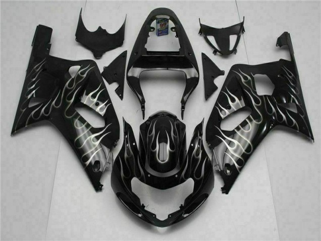 Noir Carrosserie GSXR 600 / 750 K1 K2 K3 01-03 Noir Carrosserie GSXR 600 / 750 K1 K2 K3 01-03