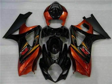 Noir Kit Carénages Complet GSXR 1000 K7 07-08