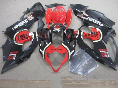 Noir Lucky Strike Rouge Motul Carénage GSXR 1000 K5 05-06