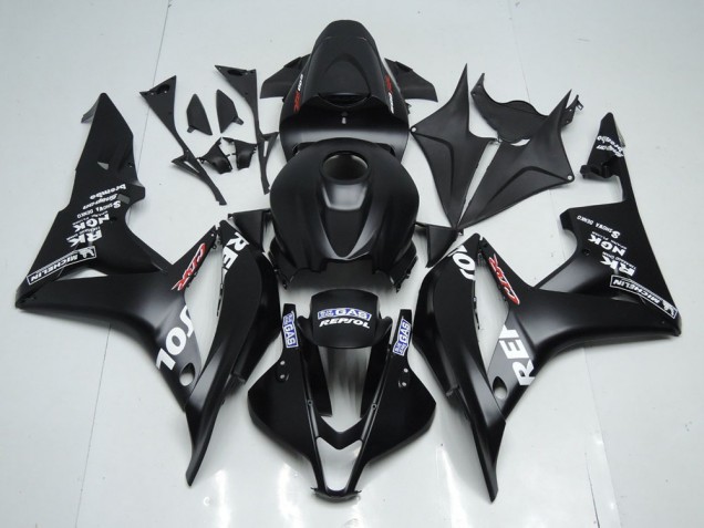 Noir Mat Repsol Carénage CBR 600 RR 07-08 Noir Mat Repsol Carénage CBR 600 RR 07-08