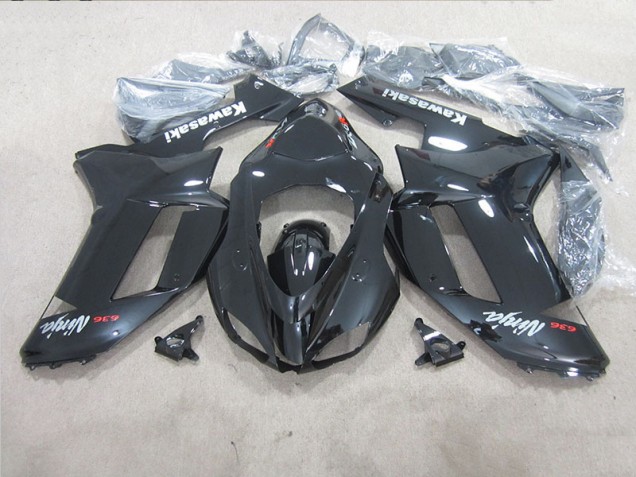 Noir Ninja 636 Carénage ZX6R 07-08 Noir Ninja 636 Carénage ZX6R 07-08