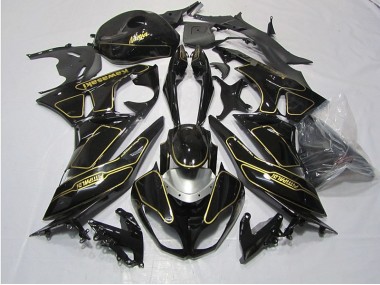 Noir Or Carénage ZX6R 09-12