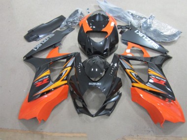 Noir Orange Carénage GSXR 1000 K7 07-08