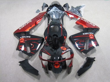 Noir Rouge BACARDI Carénage CBR 600 RR 05-06