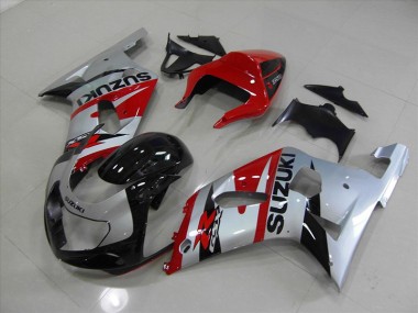 Noir Rouge Carénage GSXR 750 K1 K2 K3 01-03
