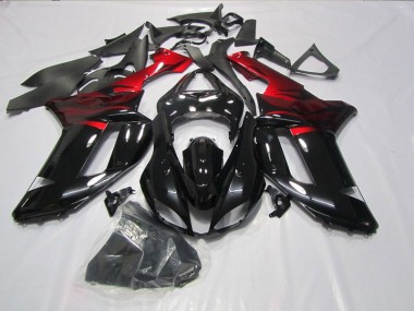 Noir Rouge Carénage ZX6R 07-08