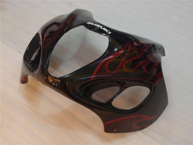 Noir Rouge Flamme Carénage GSXR 1300 Hayabusa 96-07 Noir Rouge Flamme Carénage GSXR 1300 Hayabusa 96-07