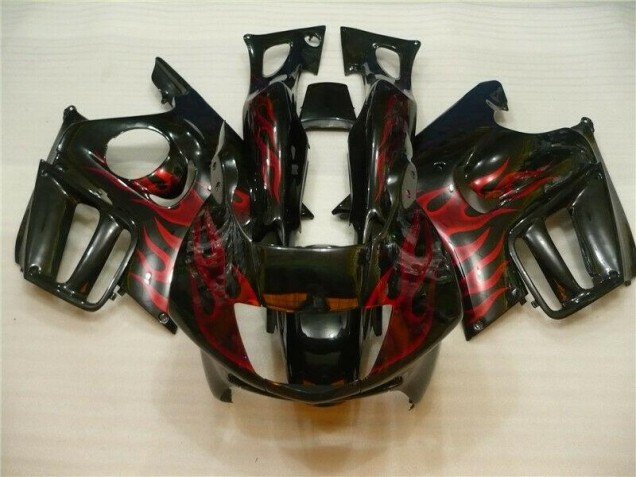 Noir Rouge Flamme Carénages CBR 600 F3 95-98 Noir Rouge Flamme Carénages CBR 600 F3 95-98