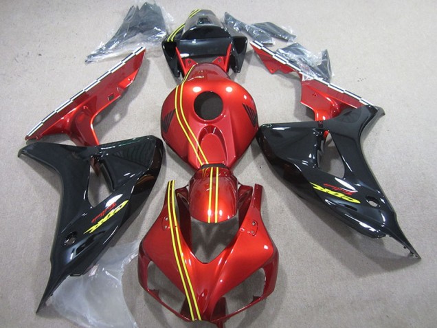 Noir Rouge Jaune Carénage CBR 1000 RR 06-07 Noir Rouge Jaune Carénage CBR 1000 RR 06-07