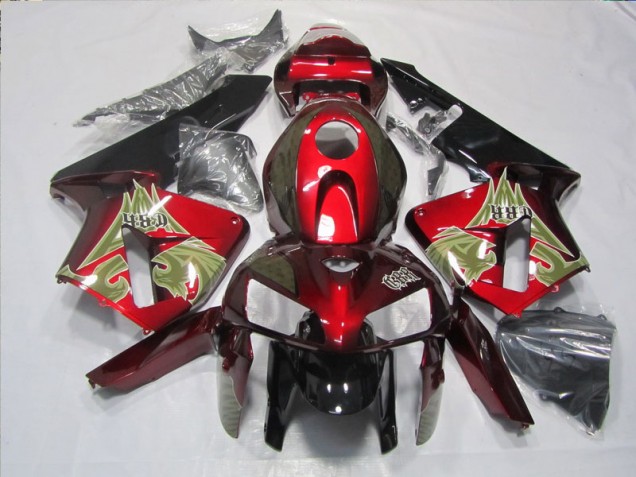 Noir Rouge Kit Carénages CBR 600 RR 05-06 Noir Rouge Kit Carénages CBR 600 RR 05-06