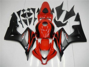 Noir Rouge Kit Carénages CBR 600 RR 07-08
