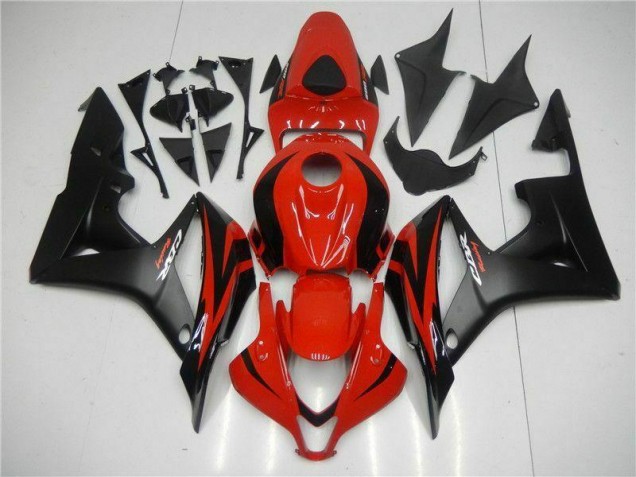 Noir Rouge Kit Carénages CBR 600 RR 07-08 Noir Rouge Kit Carénages CBR 600 RR 07-08