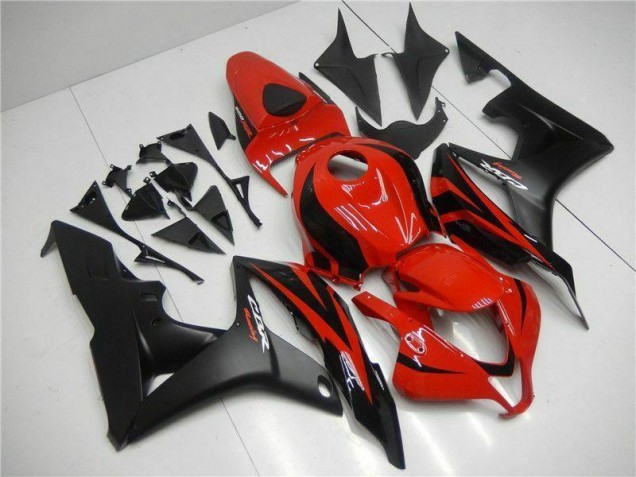 Noir Rouge Kit Carénages CBR 600 RR 07-08 Noir Rouge Kit Carénages CBR 600 RR 07-08