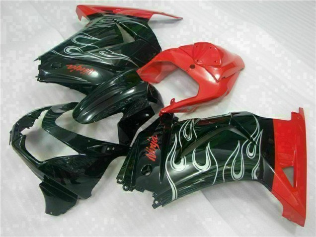 Noir Rouge Ninja Carénage EX250 08-12 Noir Rouge Ninja Carénage EX250 08-12