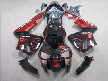 Noir Rouge RACARDI Carénage CBR 600 RR 03-04