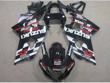 Noir Rouge Telefumia Movistar Carénage GSXR 600 K4 04-05