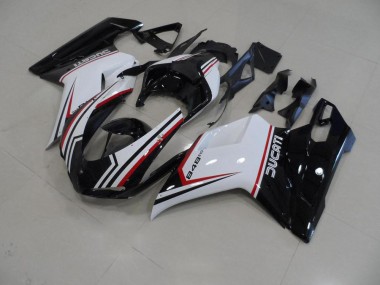 Noir Tricolore Carénage Ducati 848 1098 1198 07-14